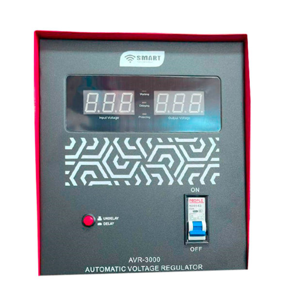 Régulateur de Tension Automatique Digital 3000 VA – SMART TECHNOLOGY AVR-3000Va – Haute Protection – Image 3