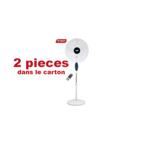 🌀Ventilateur SMART TECHNOLOGY 20 pouces avec télécommande – STV-2040RCC – Grilles renforcées  – Design compact – Garantie 1 mois