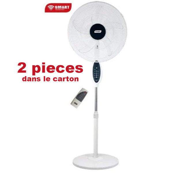 🌀Ventilateur SMART TECHNOLOGY 20 pouces avec télécommande – STV-2040RCC – Grilles renforcées  – Design compact – Garantie 1 mois – Image 2