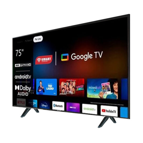 📺TV 75” SMART TECHNOLOGY Mini LED – Google TV 4K Ultra HD – STT-7599SKM – WiFi – HDMI – Télécommande vocale – Image 3