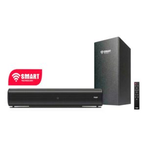 🔊Barre de Son Bluetooth SMART TECHNOLOGY – STHA-1005M Puissance 60W – MP3 / USB / AUX – Affichage LED – Télécommande incluse