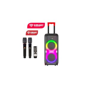 🎵Haut-Parleur BOOM BOX STHP-2008E SMART TECHNOLOGY Bluetooth, USB, TF CARD, AUX, 2 Micros, Télécommande, PMPO Power 10000W