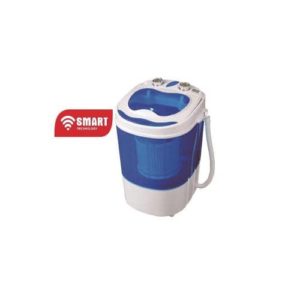 🧼 Machine Lavante Semi Auto SMART 3Kg Bleu Blanc Lavage Essorage 150W Compacte Studio Petit Espace STMLS3K