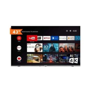 📺 Téléviseur SMART TECHNOLOGY 43" Android 14 Full HD Wi-Fi Command Vocale HDMI USB Noir STT-4390HS